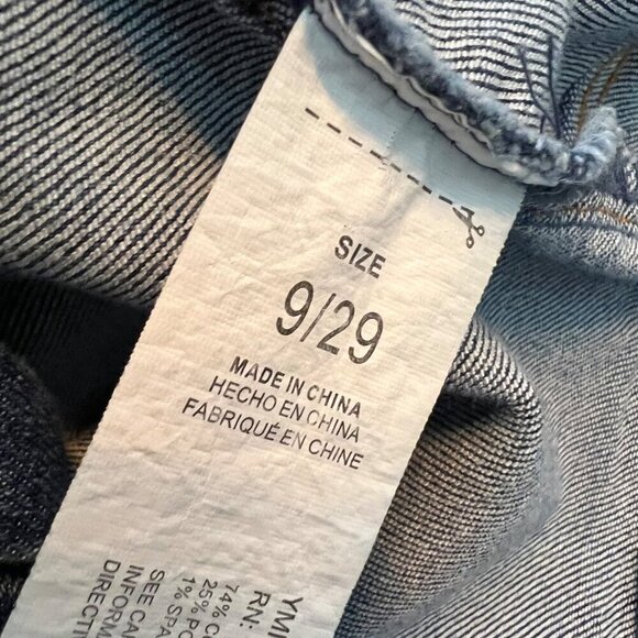 YMI High Rise Denim Button Fly Shorts 9 - Picture 5 of 9